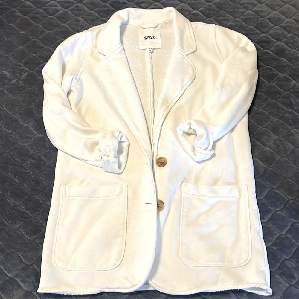 Aerie French terry blazer